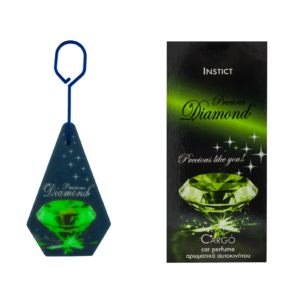 Diament Instinct - Zawieszka z Wyrazistym Zapachem Ambry, Cytrusów i Paczuli