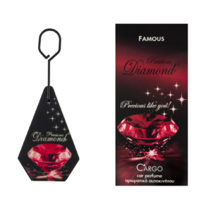 Diament Famous - Zawieszka Zapachowa: Uwodzicielski Aromat Pełen Kobiecej Energii