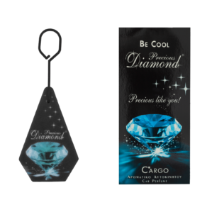 Diament Be Cool - Zawieszka Zapachowa z Nutą Morskiej Bryzy i Lawendy