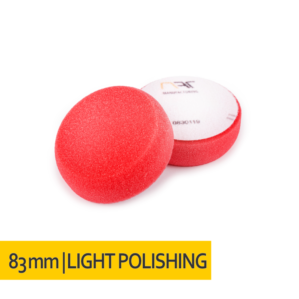 NAT Czerwona Średnio Miękka gąbka polerska 83mm