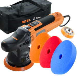ADBL Roller D09125-01+B Maszyna Polerska Dual Action 9mm Zestaw z Padami Honey 125mm Pomysł Na Prezent