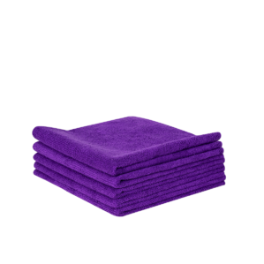 BLEND BROTHERS BLANKIE - All Purpose Micorfiber 40x40cm 300gsm zestaw 5szt Fioletowe