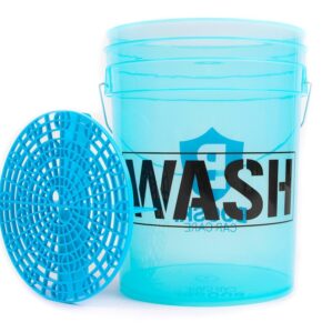 BOOSKI CAR CARE WASH Extra Detailing Wash Bucket blue + separator