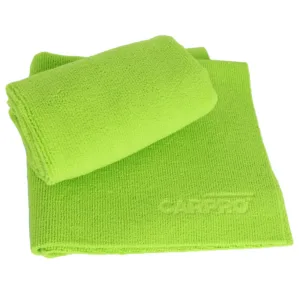 CARPRO 2Face 40×40 cm - mikrofibra zielona dwustronna 320 gsm bez obszycia