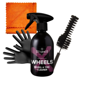 Deturner Expert Line TIRE & WHEEL CLEANER 500ml + Vikan Wheel Rim Brush Soft - spiralna miękka (525052) - Zestaw do czyszczenia kół