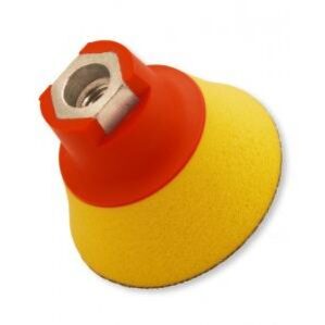 Flexipads Talerz mocujący 75mm z rzepem M14 25mm pianka Soft-żółty (10390)