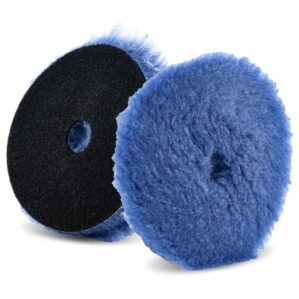 Lake Country Blue Hybrid Wool Pad - syntetyczne futro polerskie 83mm (HYB-80)