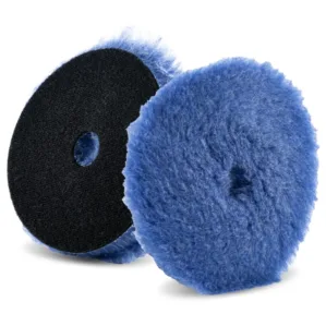 Lake Country HYBRID wool pad 100% 135mm - niebieskie futro polerskie (HYB-133)