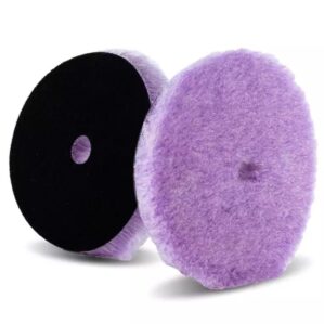 Lake Country Purple Foamed Wool Pad - futro polerskie, długie włosie 158mm (58-32625WH-1)