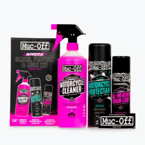 Muc-Off 21382 Motorcycle Clean Protect lube kit Zestaw do czyszczenia i smarowania motocykla Pomysł Na Prezent