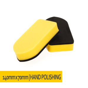 NAT Aplikator do ręcznego polerowania - żółta pianka, precyzja
