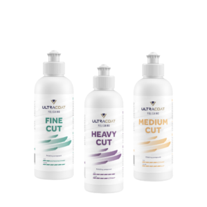 Ultracoat Zestaw Past Polerskich 250ml - Kompletny Zestaw do Korekty Lakieru
