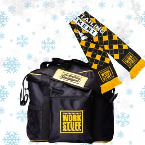 WORK STUFF WORK BAG - Pojemna Torba Detailingowa + Szalik Pomysł Na Prezent