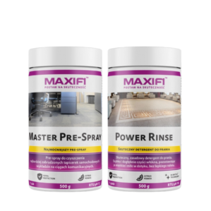 MAXIFI Zestaw do prania ekstrakcyjnego Master Pre-Spray + Power Rinse 500g